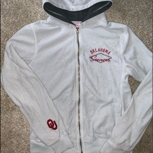 Oklahoma Sooners zip jacket size large/L